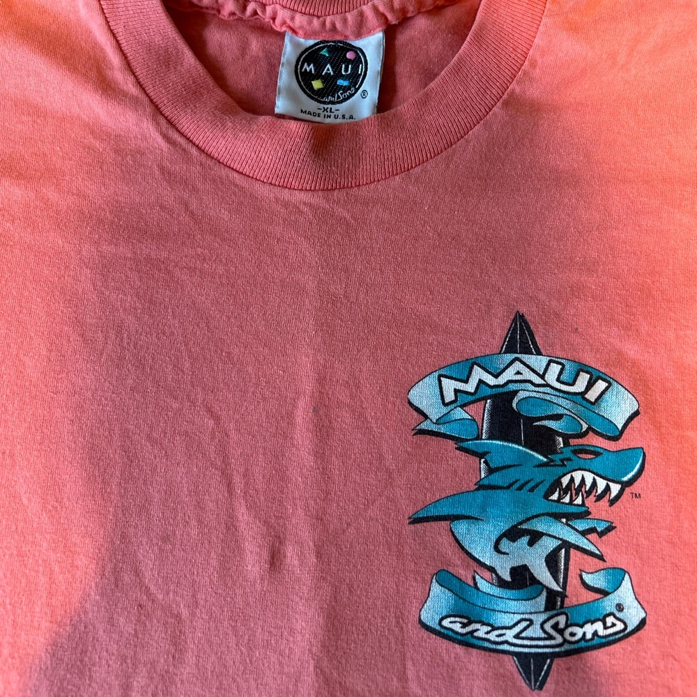 Vintage Maui And Sons Surfing Short Sleeve Shirt - Picture 3 of 3